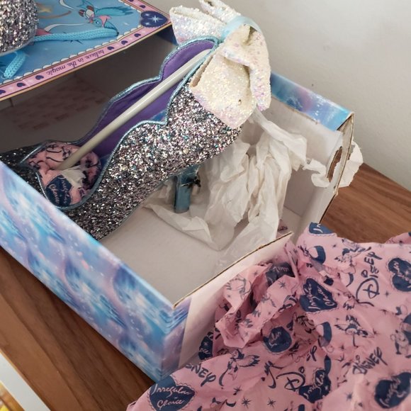 Irregular Choice x Disney Cinderella Call Me Cinders Light-Up Glitter Heels - Picture 17 of 17